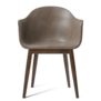 Audo - Harbour Dining chair Dakar leather, wooden base