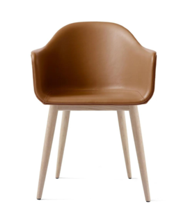 Audo - Harbour Dining chair Dakar leather, wooden base