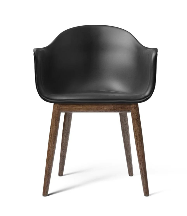 Audo Audo - Harbour Dining chair Dakar leather, wooden base