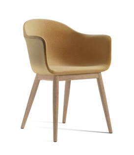 Audo - Harbour Dining chair Moss 0022, wooden base