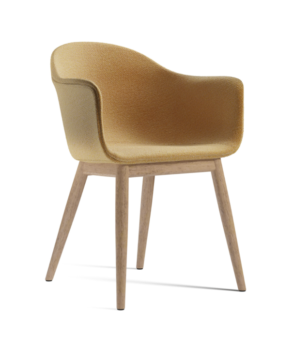 Audo Audo - Harbour Dining chair Moss 0022, wooden base