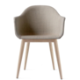 Audo - Harbour Dining chair Remix, wooden base