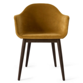 Audo -  Harbour Dining chair Champion velvet, wooden base