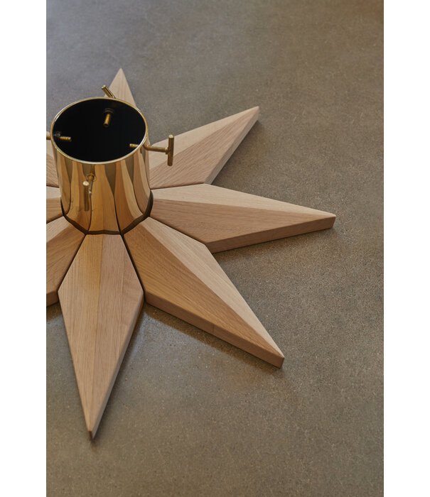 Fritz Hansen Stella Christmas Tree Base oak