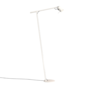 Tonone - One vloerlamp fuzzy white, wit aluminium