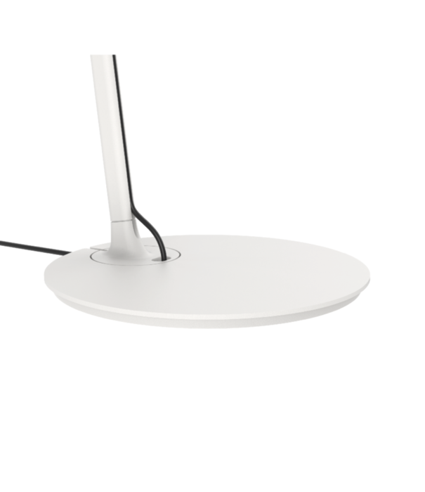 Tonone  Tonone - One vloerlamp fuzzy white, wit aluminium