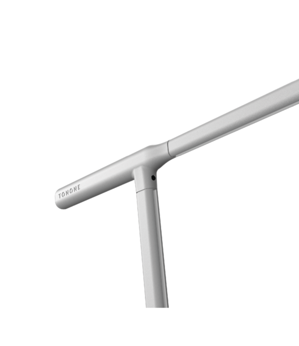Tonone  Tonone - One vloerlamp heavy metal, grijs aluminium