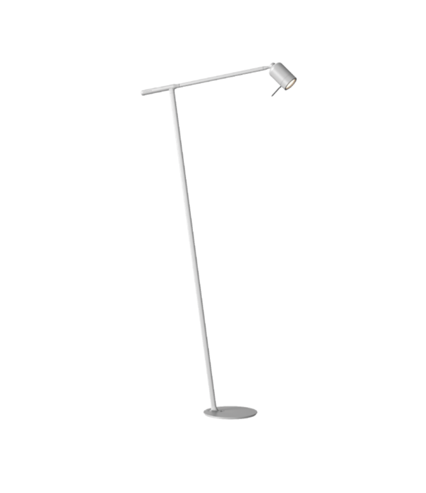 Tonone  Tonone - One vloerlamp heavy metal, grijs aluminium