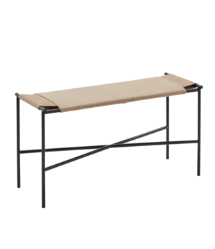 Vent Bench paper cord, black base