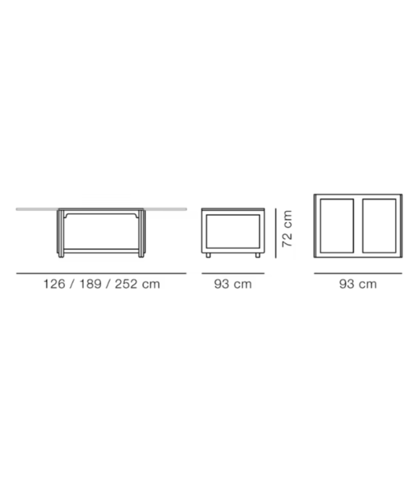 Fredericia  Fredericia Model 6271 BM71 Library Table