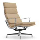 Vitra - Soft Pad chair EA 222 lounge,  chrome