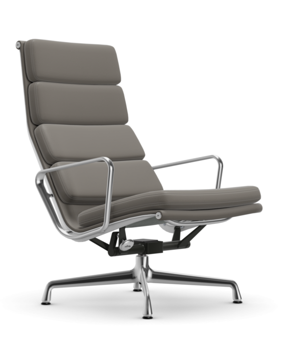 Vitra  Vitra - Soft Pad chair EA 222 lounge,  chrome