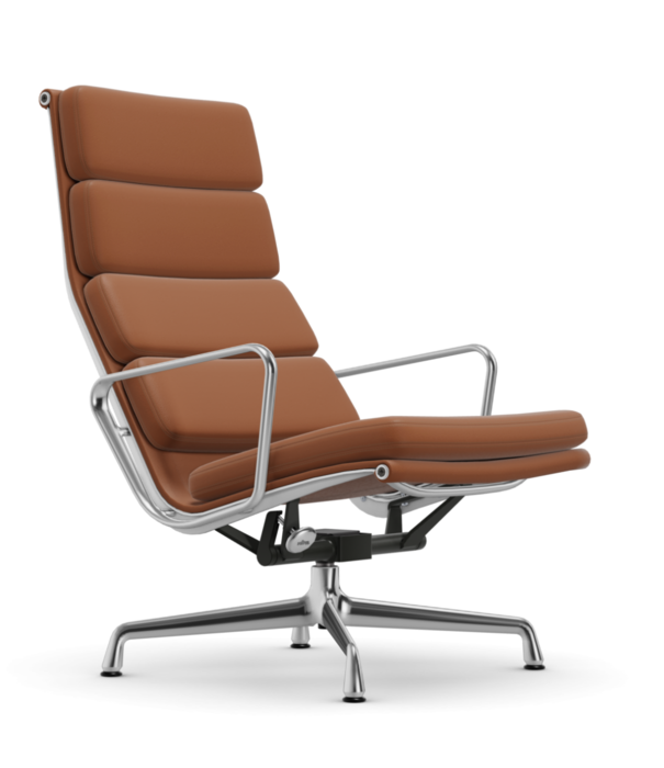 Vitra  Soft Pad chair EA 222 lounge, gepolijst
