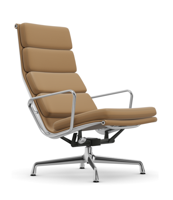 Vitra  Vitra - Soft Pad chair EA 222 lounge, gepolijst