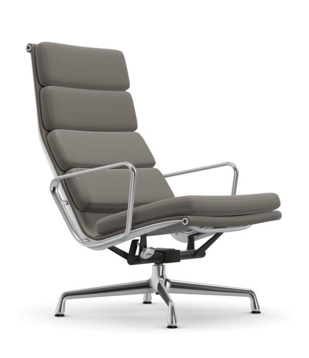 Vitra  Soft Pad chair EA 222 lounge, gepolijst