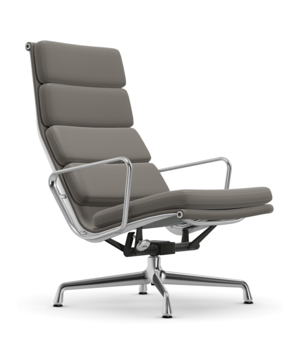 Vitra  Vitra - Soft Pad chair EA 222 lounge, polished