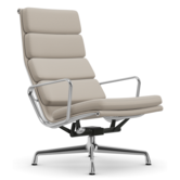 Vitra - Soft Pad chair EA 222 lounge, polished - fabric Track