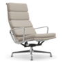 Vitra - Soft Pad chair EA 222 lounge,  gepolijst - stof Track