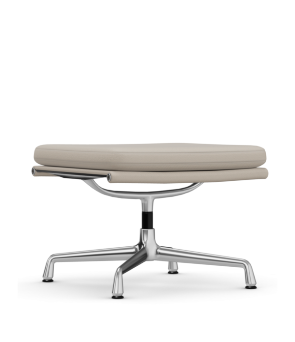 Vitra  Soft Pad Chair EA 222 lounge stoel Track, gepolijst onderstel