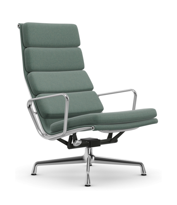 Vitra  Soft Pad Chair EA 222 lounge Cosy 2, polished base