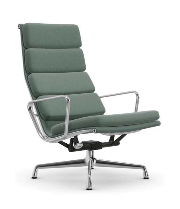 Vitra  Vitra - Soft Pad chair EA 222 lounge, polished - fabric Cosy 2