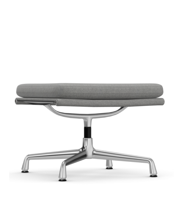 Vitra  Soft Pad Chair EA 222 lounge stoel Cosy 2, gepolijst onderstel