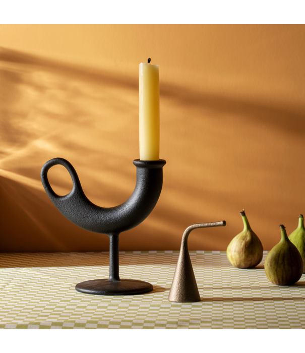 Nedre Foss  Nedre Foss Ildhane Candlestick cast iron