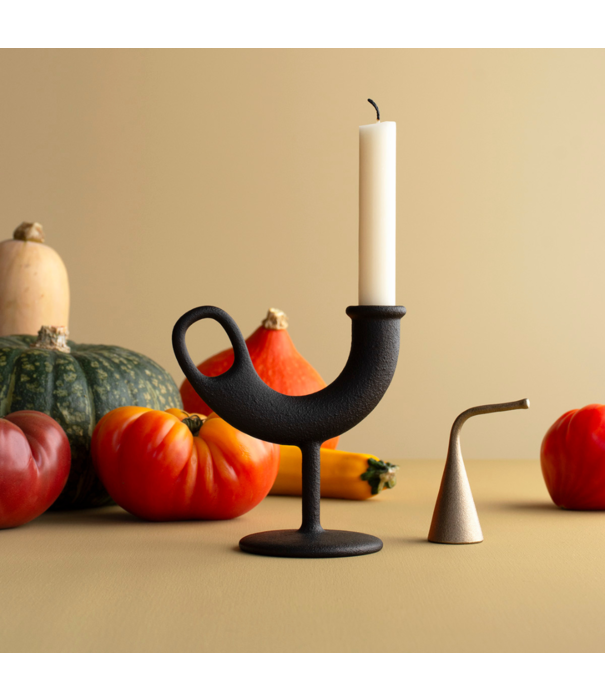 Nedre Foss  Nedre Foss Ildhane Candlestick cast iron