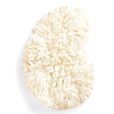 Layered - Residue Mini Shaggy kleed wol, bone white