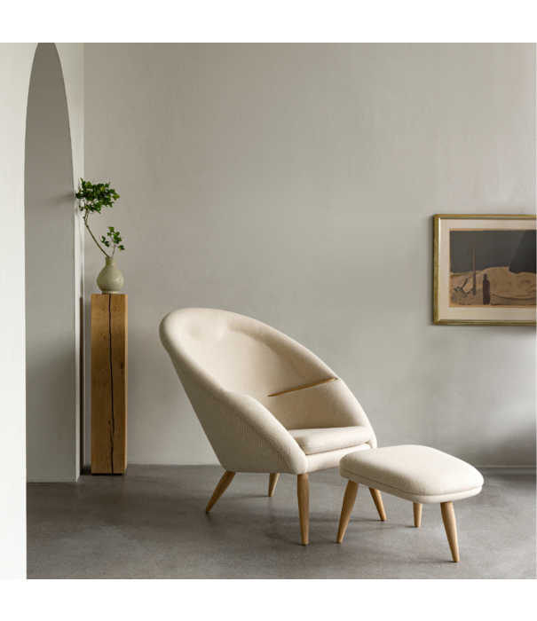 Audo Audo - Oda Ottoman, fabric Hallingdal