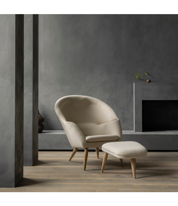 Audo Audo - Oda Ottoman, fabric Hallingdal