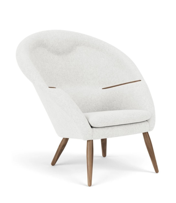 Audo Audo - Oda Lounge Chair oak, fabric Hallingdal