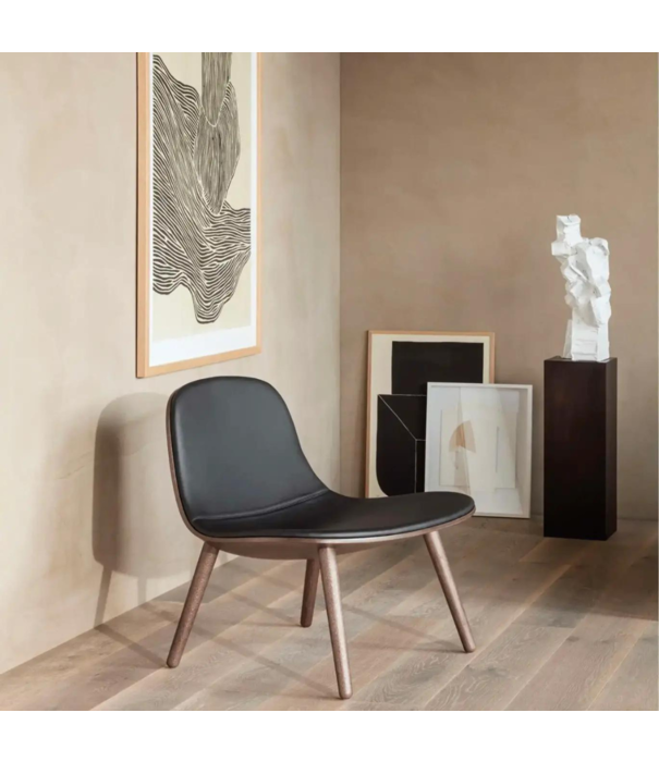 Eva Solo  Eva Solo Yuuga Lounge Chair smoked oak, black leather