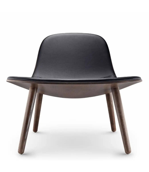 Eva Solo  Eva Solo: Abalone Lounge Chair smoked oak, black leather