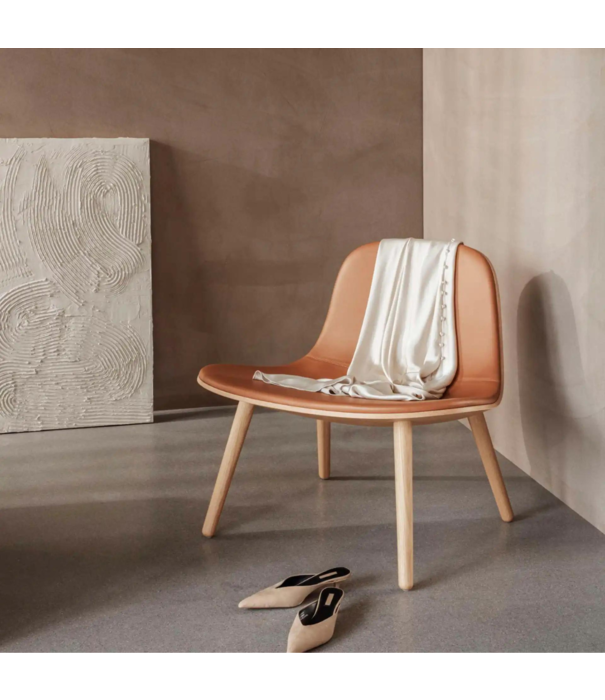 Eva Solo  Eva Solo: Abalone Lounge Chair oak nature, cognac leather