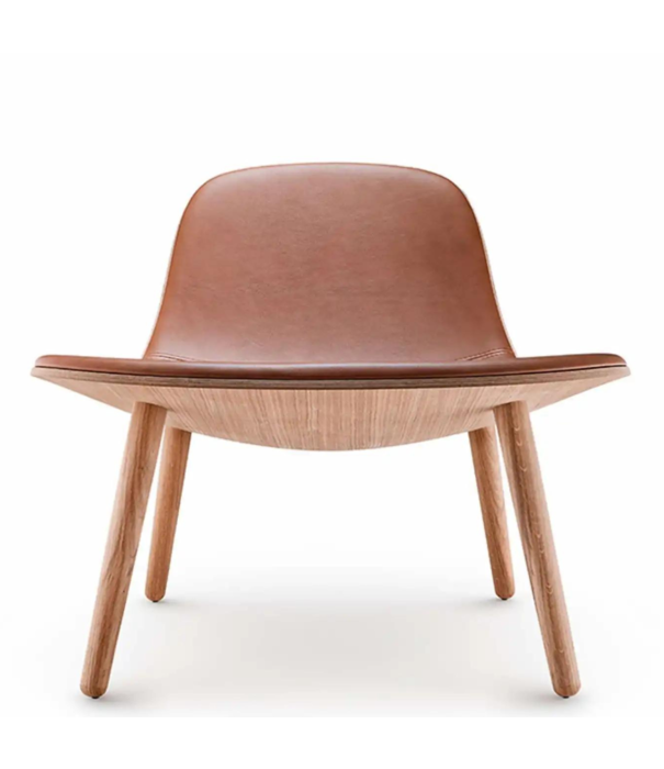 Eva Solo  Eva Solo: Abalone Lounge Chair oak nature, cognac leather