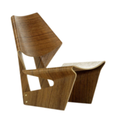Vitra - Miniatuur Laminated Chair, Grete Jalk stoel 1963