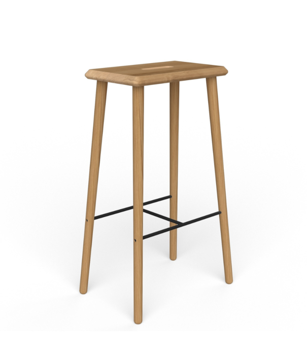 Via Copenhagen Via Copenhagen - Otto Barstool solid oak H74