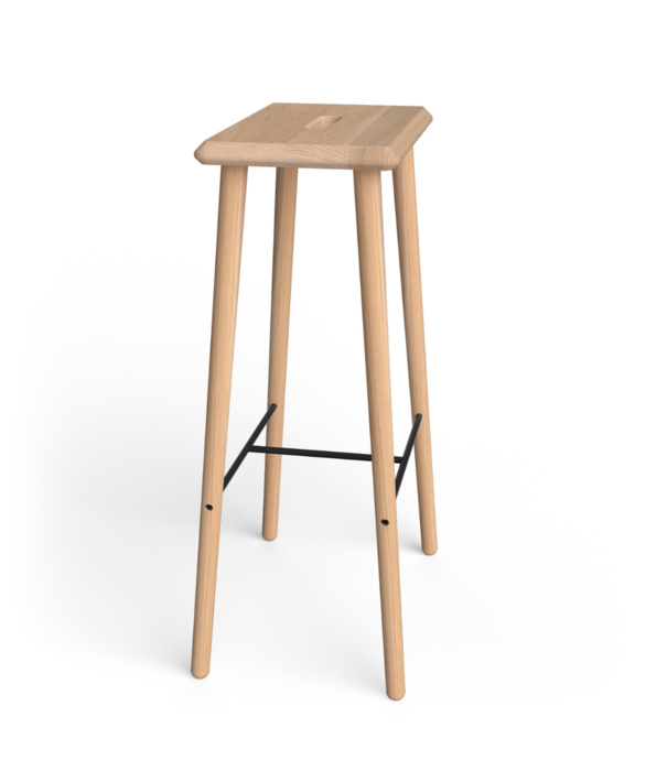 Via Copenhagen Via Copenhagen - Otto Barstool solid oak H74