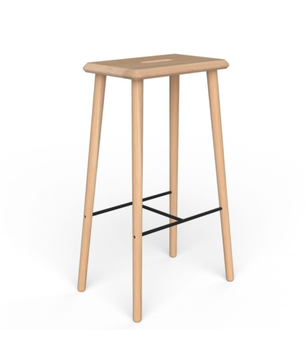 Via Copenhagen Via Copenhagen - Otto Barstool solid oak H74