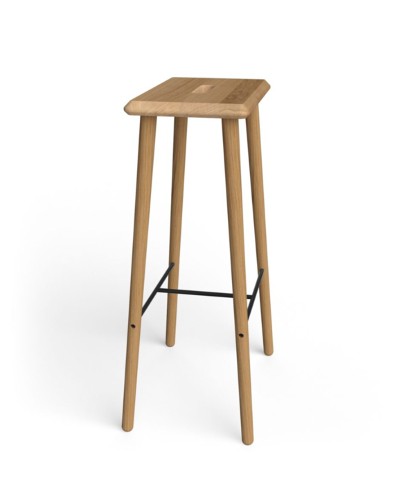 Via Copenhagen Via Copenhagen - Otto Barstool solid oak H74