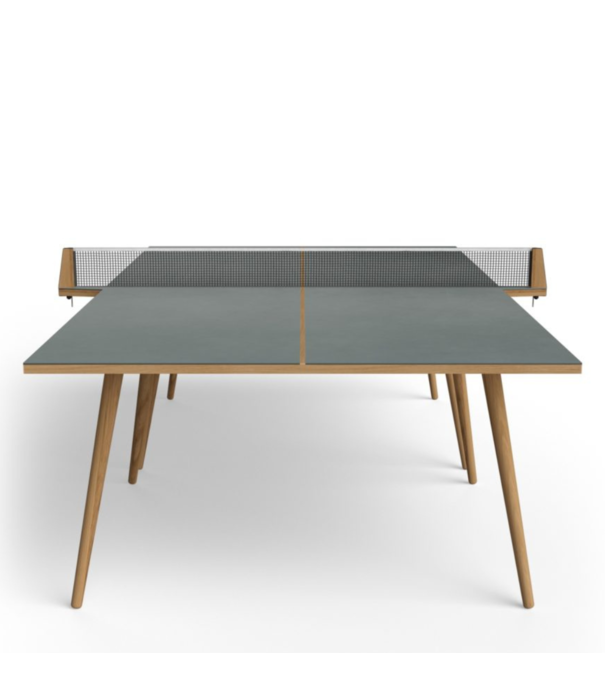 Via Copenhagen Via Copenhagen - Pingpong Table Conifer green linoleum, oak