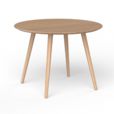Via Copenhagen - Eat Solid Table Round solid oak Ø100