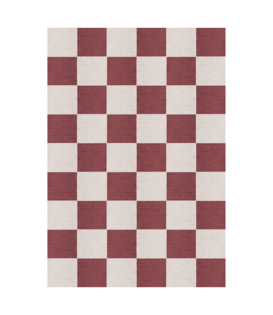 Layered - Chess Burgundy rug