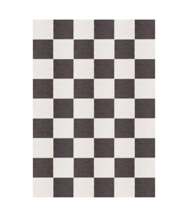 Layered - Chess Black and White rug