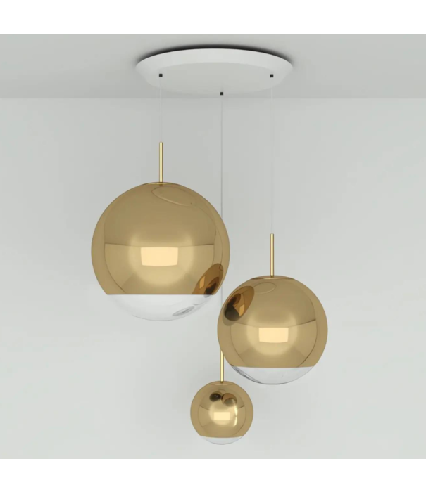 Tom Dixon  Tom Dixon - Mirror Ball LED Range Round,  with suspension system