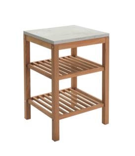 Fritz Hansen - Pantry Module 1 workstation teak, kalksteen