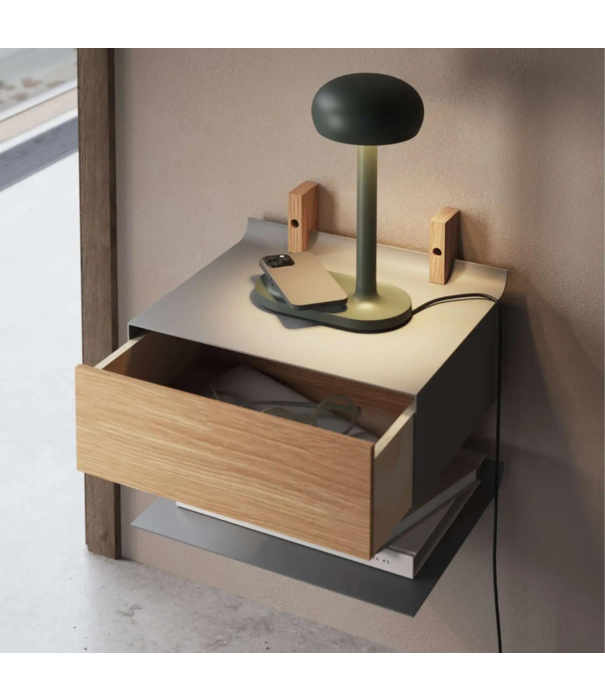 Eva Solo  Eva Solo - Smile Bedside Table Shelf eiken, grijs