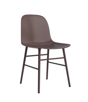 Form Stoel plastic kuip, stalen poten