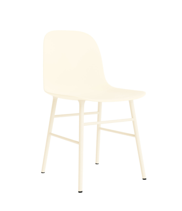 Normann Copenhagen  Form Chair plastic shell, steel legs